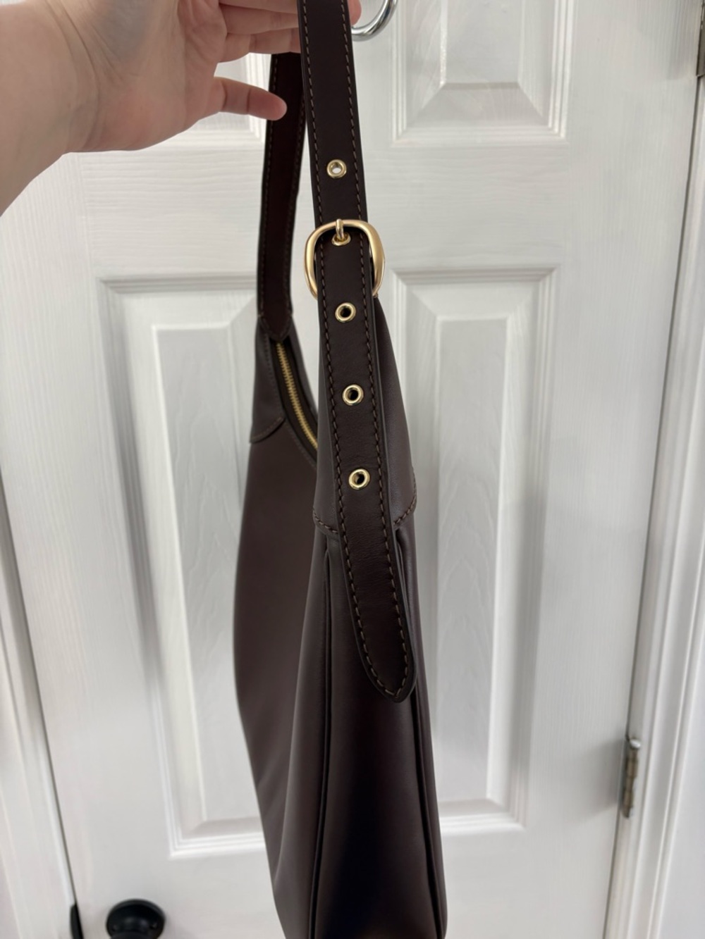 Coach Ella Shoulder Bag Espresso - Picture 5 of 11